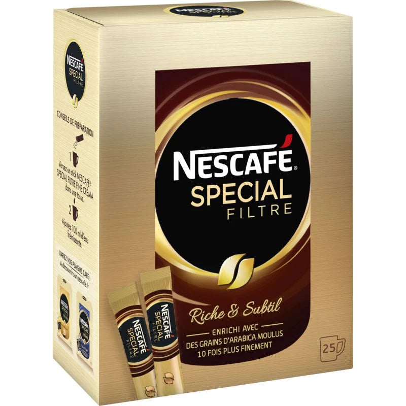 Nescafé Café Special Rich and Subtle Filter X25 Sticks 50g -F123