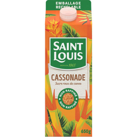 SAINT LOUIS Cassonade sucre de canne 650g -E63