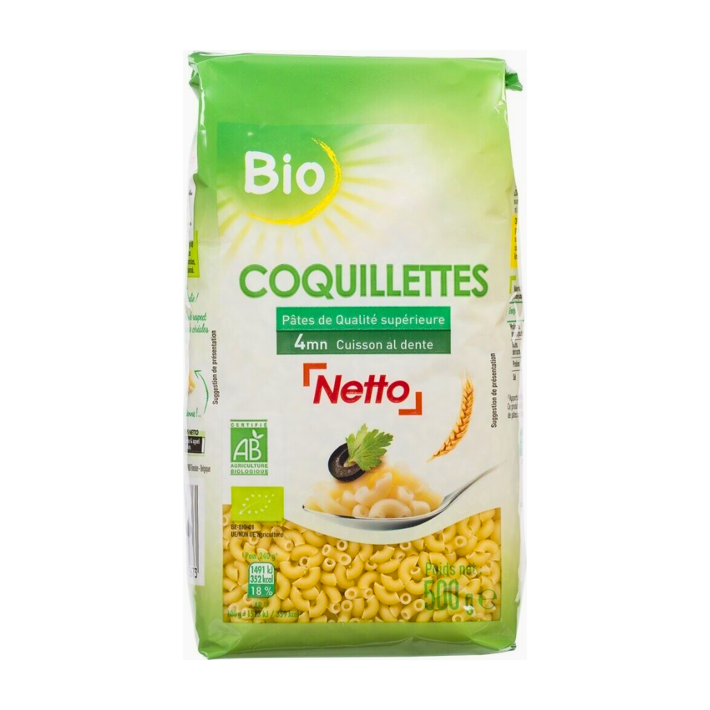 NETTO Organic shell pasta 500g C53-52