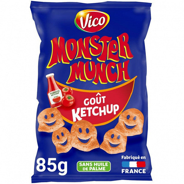 VICO Monster Munch Ketchup flavor 85g BBD 01/04/24 -CH