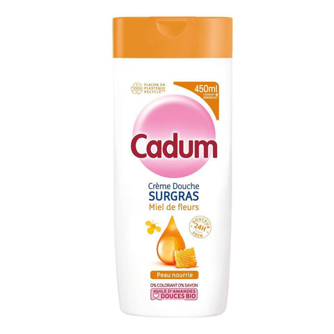 CADUM Honey Surgras Shower Cream 400ml J113