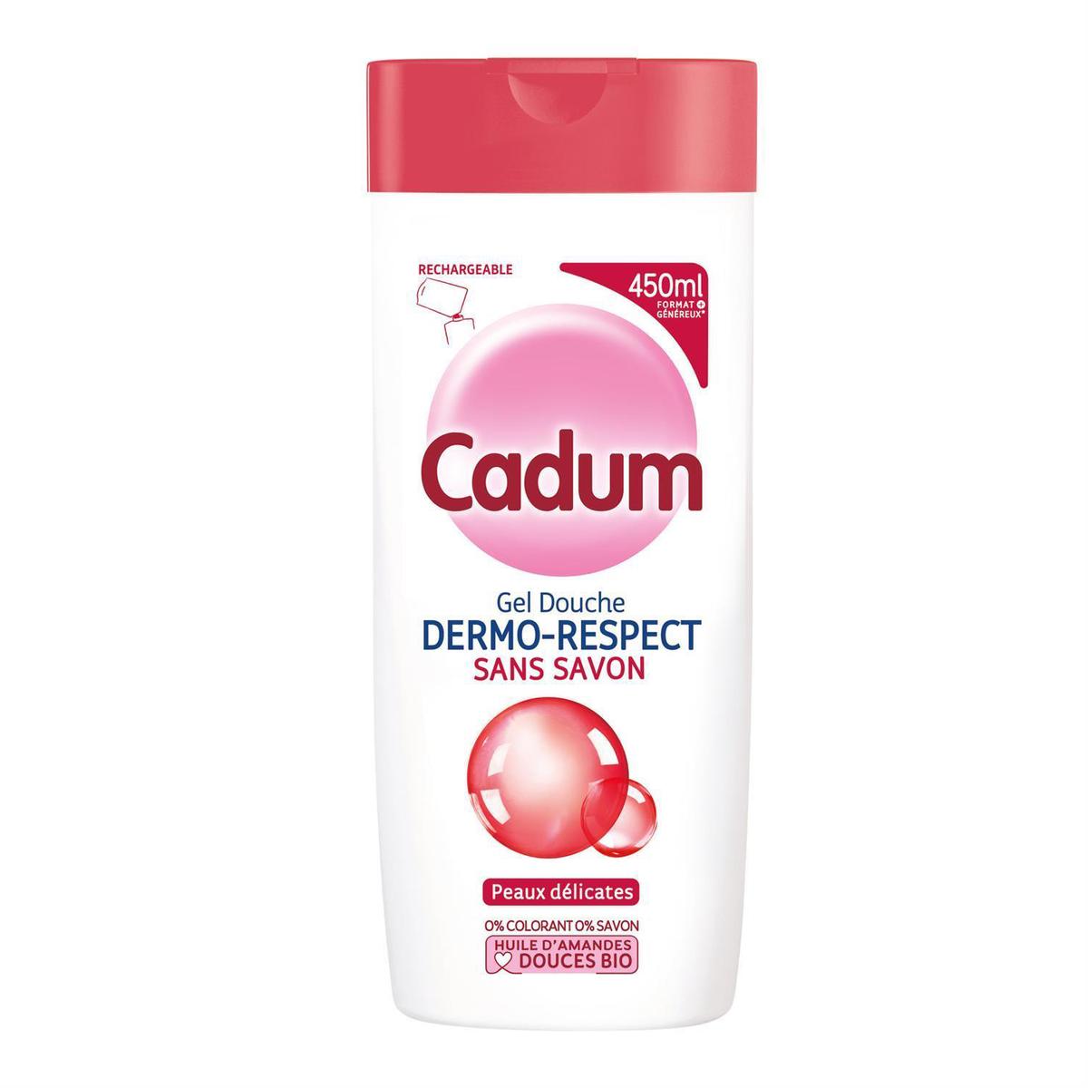 CADUM Organic sweet almond shower gel Dermo-Respect 400ml