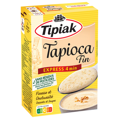 TIPIAK Tapioca express sans résidus de pesticides 300g  H121
