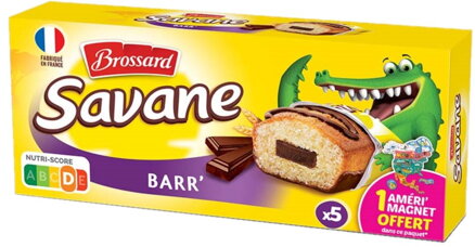 BROSSARD Savane pocket x5  Barr Choco 150g (Origine France)  DLUO 09/07/24 - A14