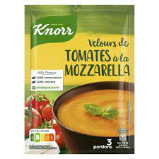KNORR Soupe déshydratée tomates mozzarella 96g DLUO 30/11/2024 -G53