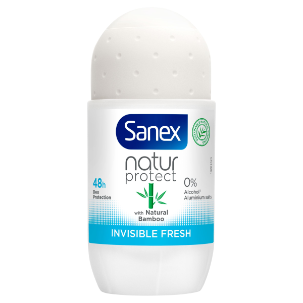 Sanex Déo Roll-on Bamboo Fraîcheur Invisible 50ml -J92