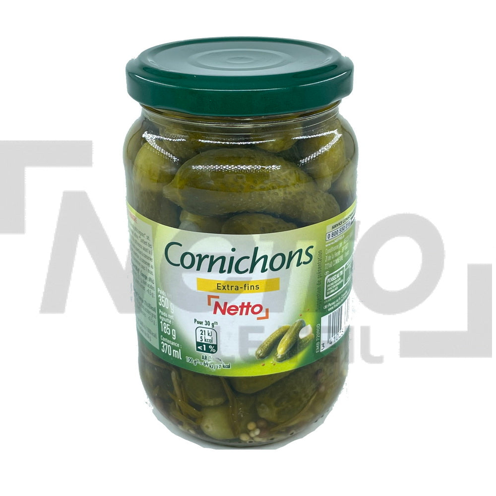 NETTO Cornichons ExtraFins 185g  I92