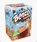 BENCO Frappé saveur choconoisettes les 10 sachets (100g) -N21