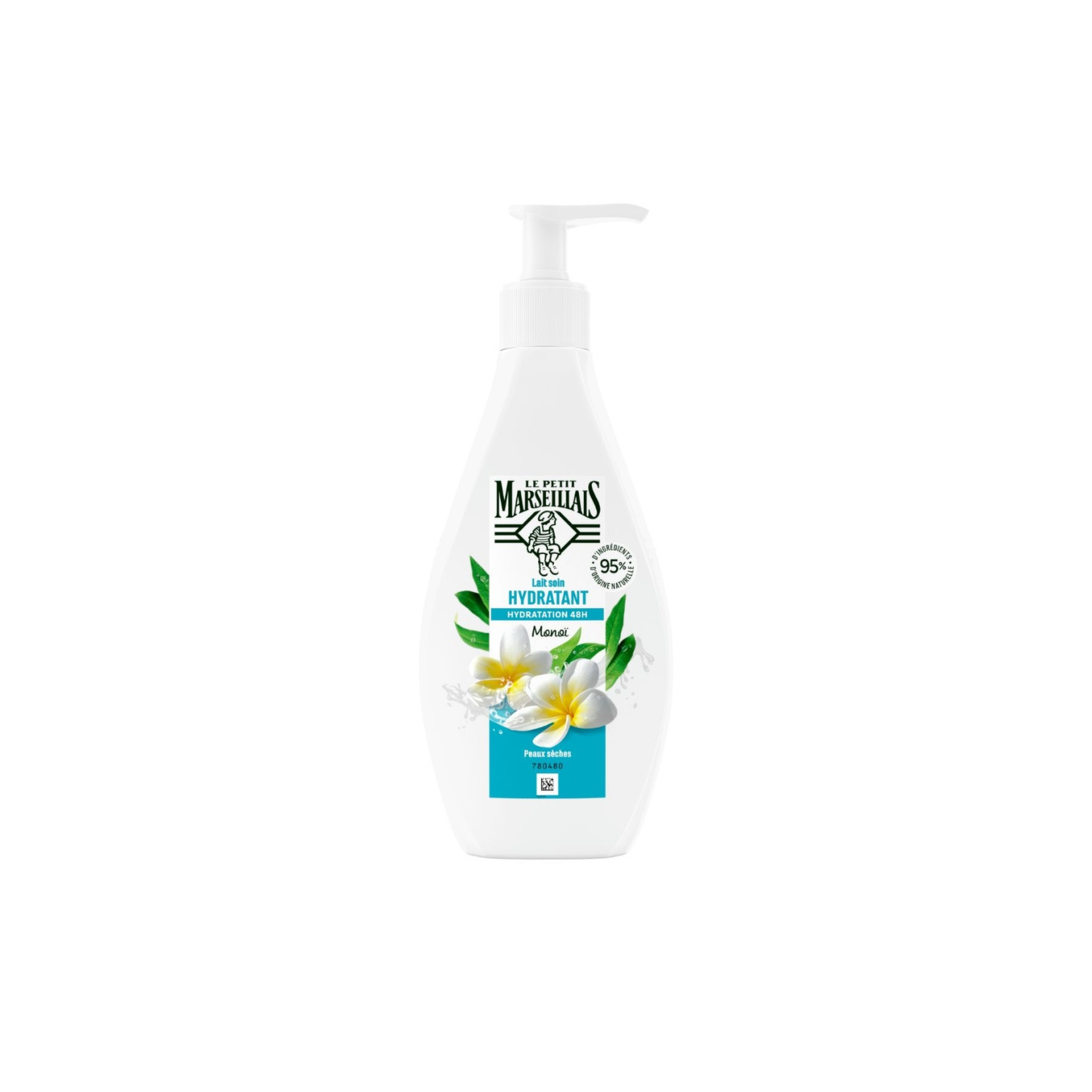 LE PETIT MARSEILLAIS Lait Soin Hydratant Hydratation 48H Monoï 250ml -J111