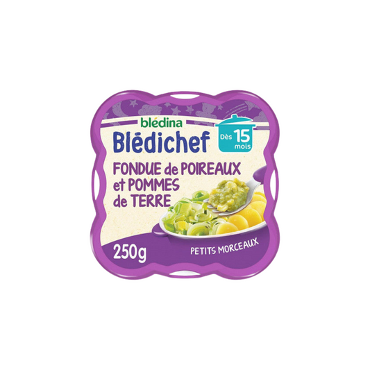 BLEDINA Bledichef fondue de poireaux et pommes de terre dès 15 mois 250g -D24