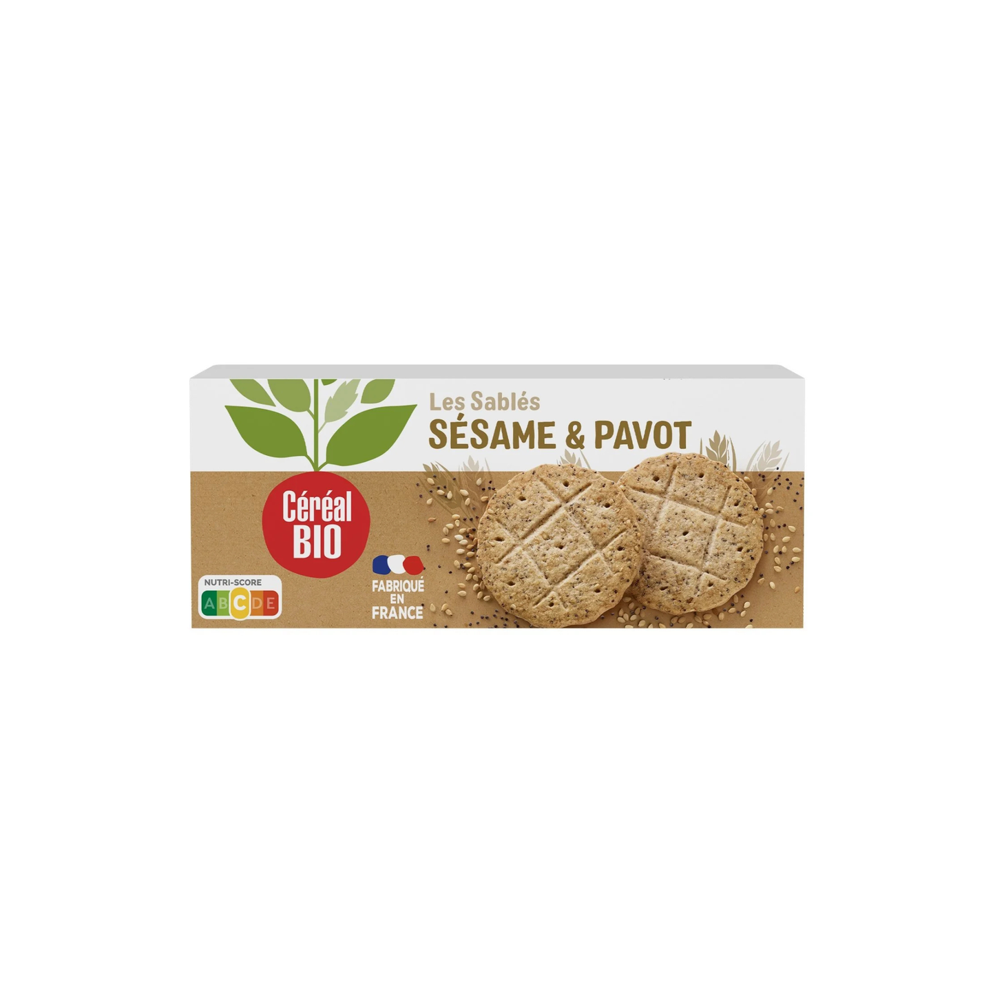 Biscuits Sablés Sésame & pavot Bio CEREAL BIO