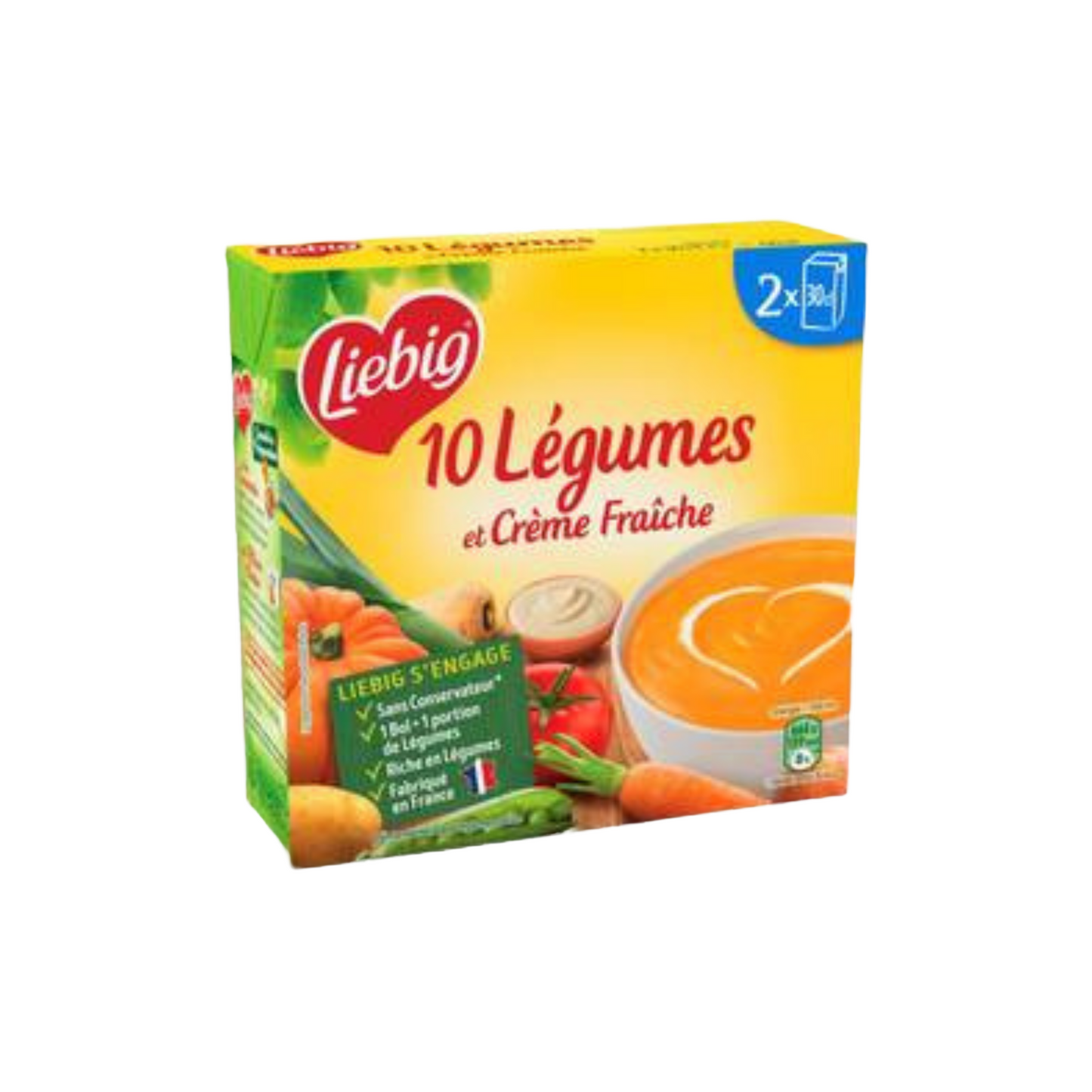 LIEBIG Soupe légumes & crème fraiche 60 cl -G32