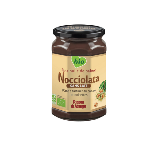 RIGONI Organic Nocciolata cocoa &amp; hazelnut spread without milk 250 g