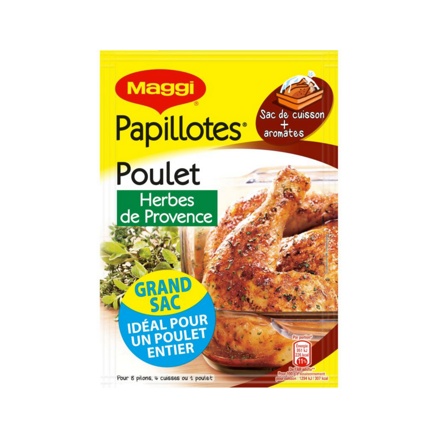 MAGGI PAPILLOTTE POULET HP 34g -G63