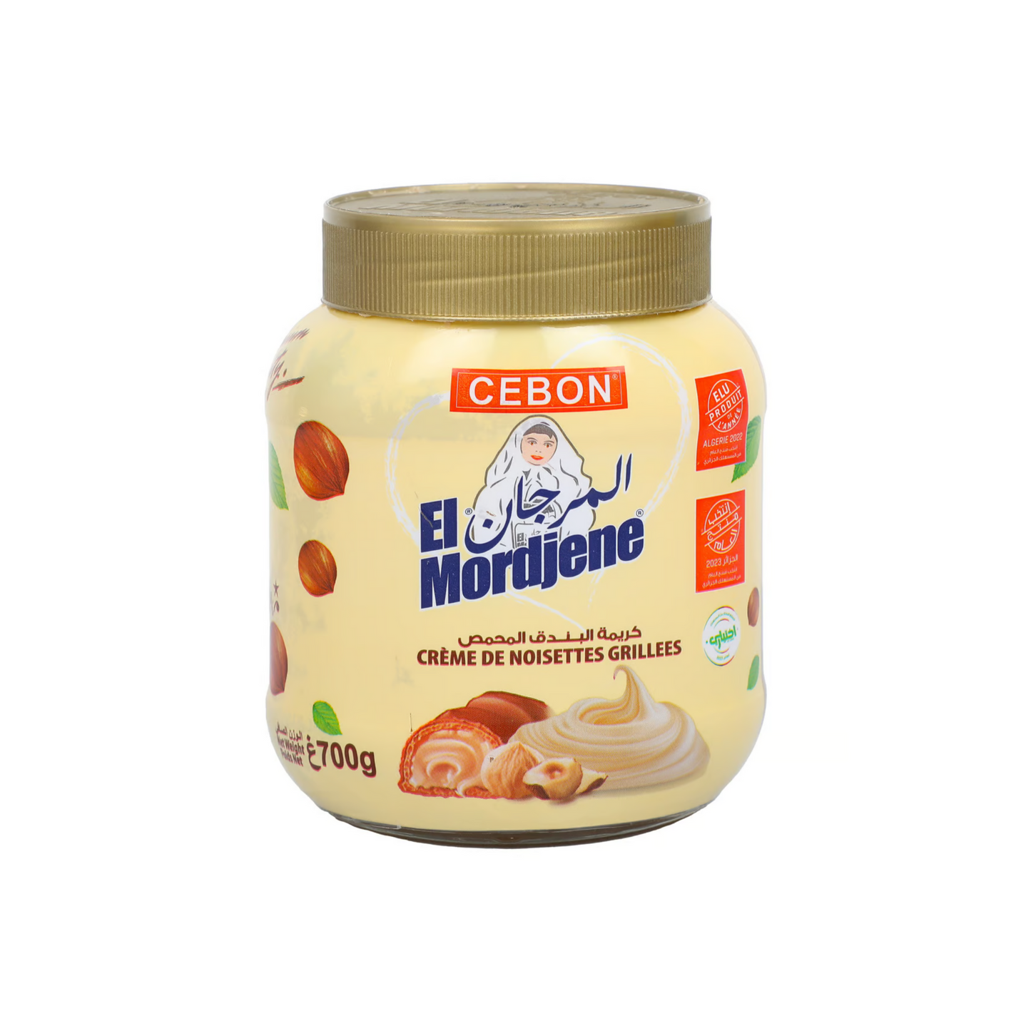 El Mordjene spread with hazelnut 700g -M22