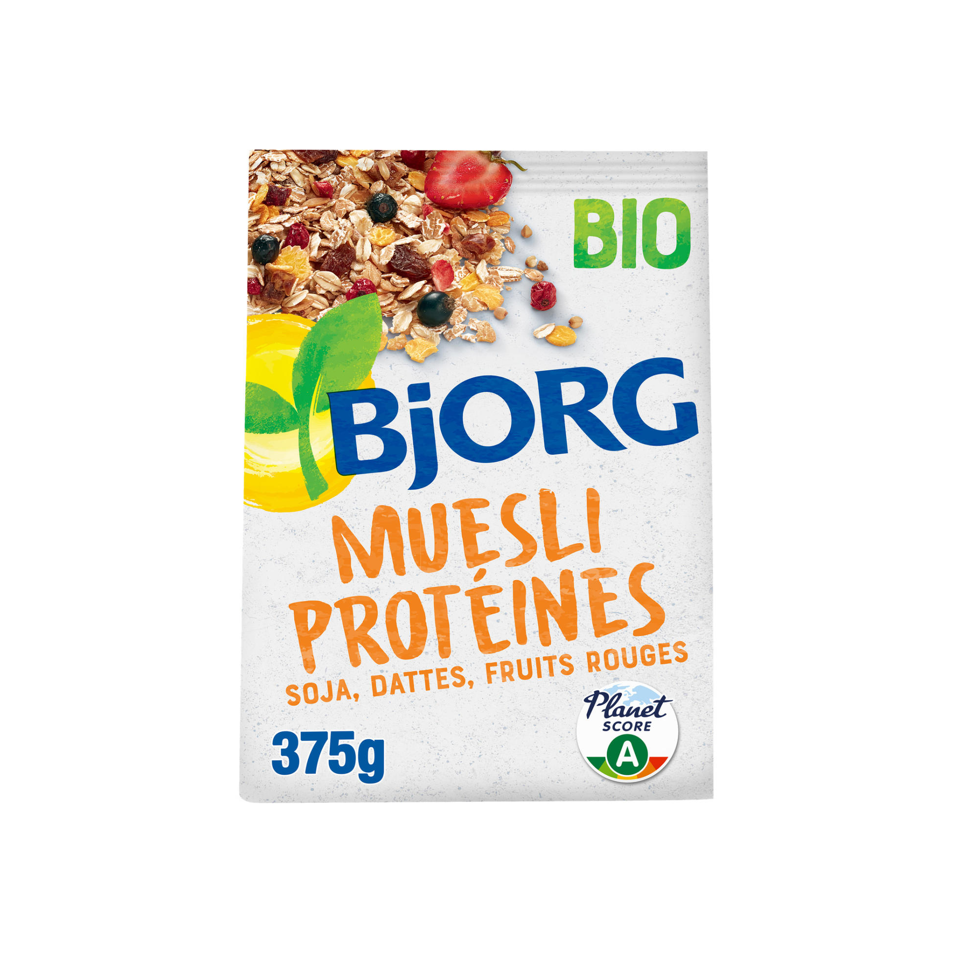 BJORG MUESLI PROTEINE SOJA 375g — Épicerie française Montréal | Euro-Market