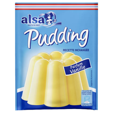 ALSA Vanilla flavored pudding 3x37g