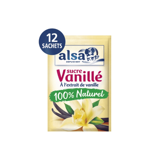 ALSA sucre vanille 12 sachets 90g — Épicerie française Montréal | Euro-Market