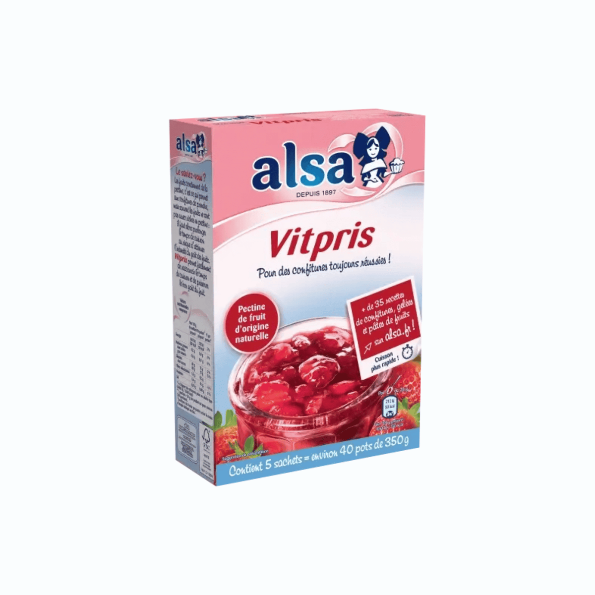 ALSA Vitpris pour confitures 188g — Épicerie française Montréal | Euro-Market