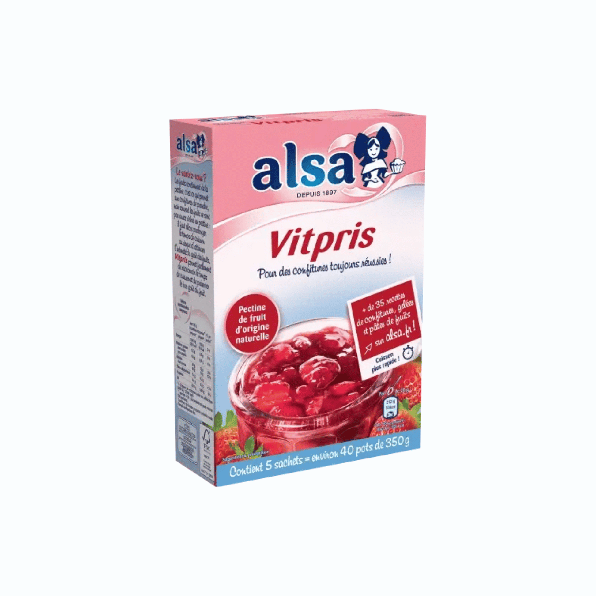ALSA Vitpris pour confitures 188g — Épicerie française Montréal | Euro-Market