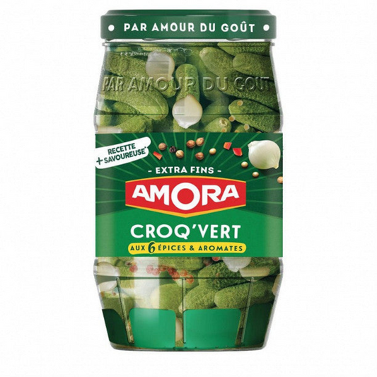 Amora Croq'verte Extra -Fins Cornoles 370G -i84