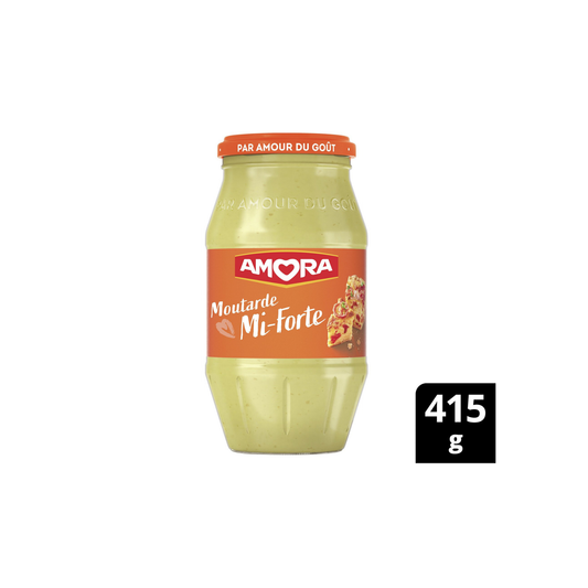 AMORA Moutarde mi forte 415g -I71