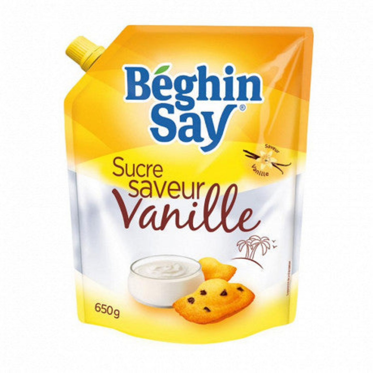 BEGHIN SAY Bourbon Vanilla Flavored Sugar Doypack 650g -F52