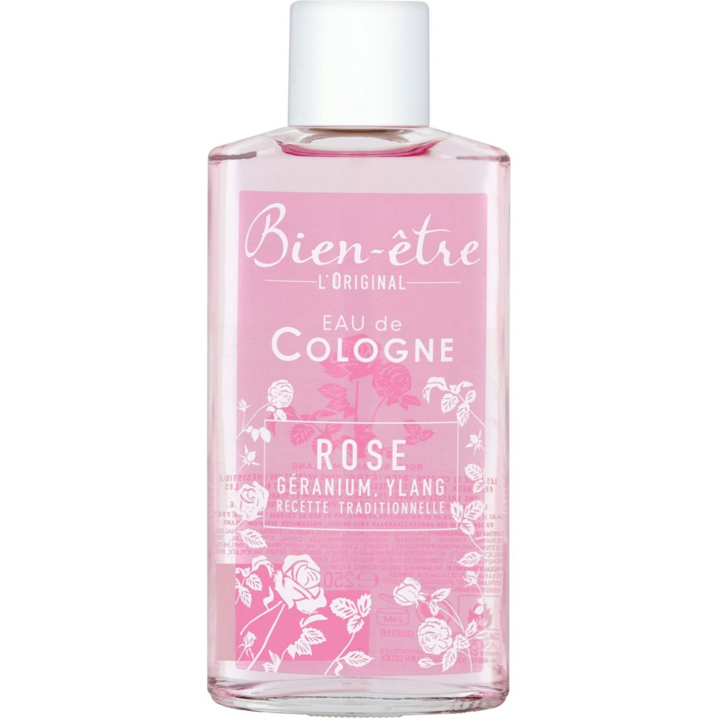 BIEN être Eau de cologne Rose Géranium Ylang 250ml -N23