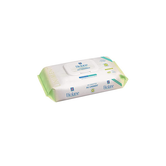 BIOLANE Lingettes Bébé Liniment 64x4g -J102