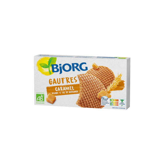 BJORG Caramel waffles 175 -g