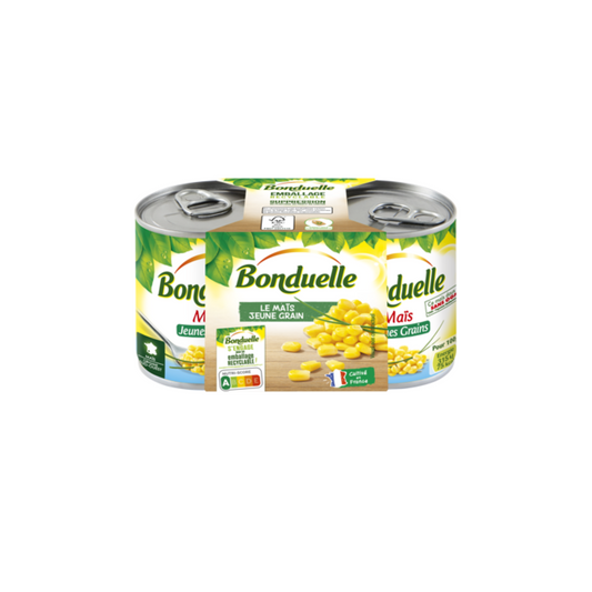 Bonduelle Corn Young grains 1/4 2x140g -i42