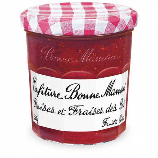 BONNE MAMAN Confiture fraises / fraises des bois 370g -D112