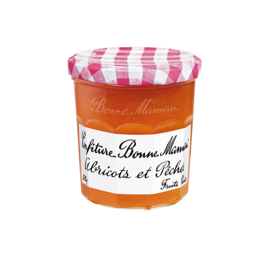 BONNE MAMAN Confiture abricots pêches 370g -D112