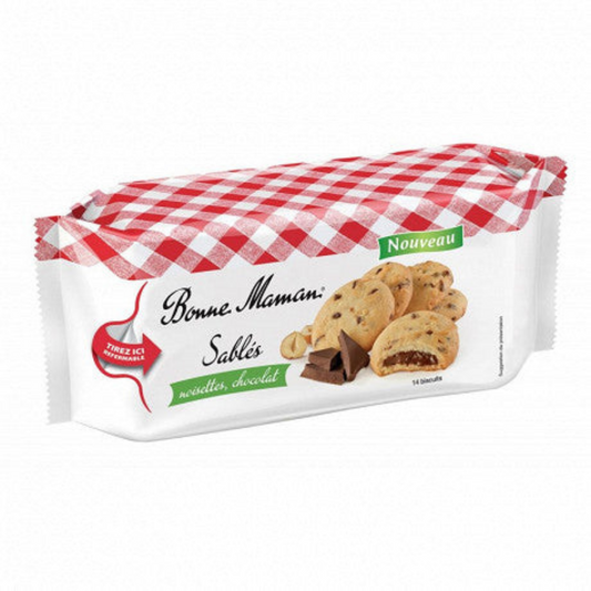 BONNE MAMAN Sablé Noisettes et Chocolat 150g -E92