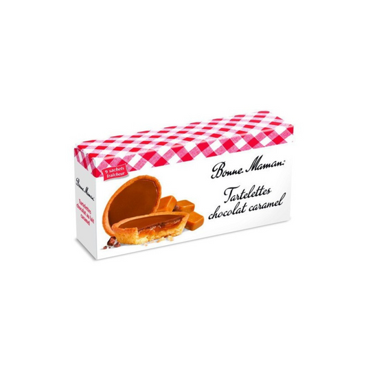 BONNE MAMAN Tartelettes au Chocolat au Lait et Caramel 135g -E93