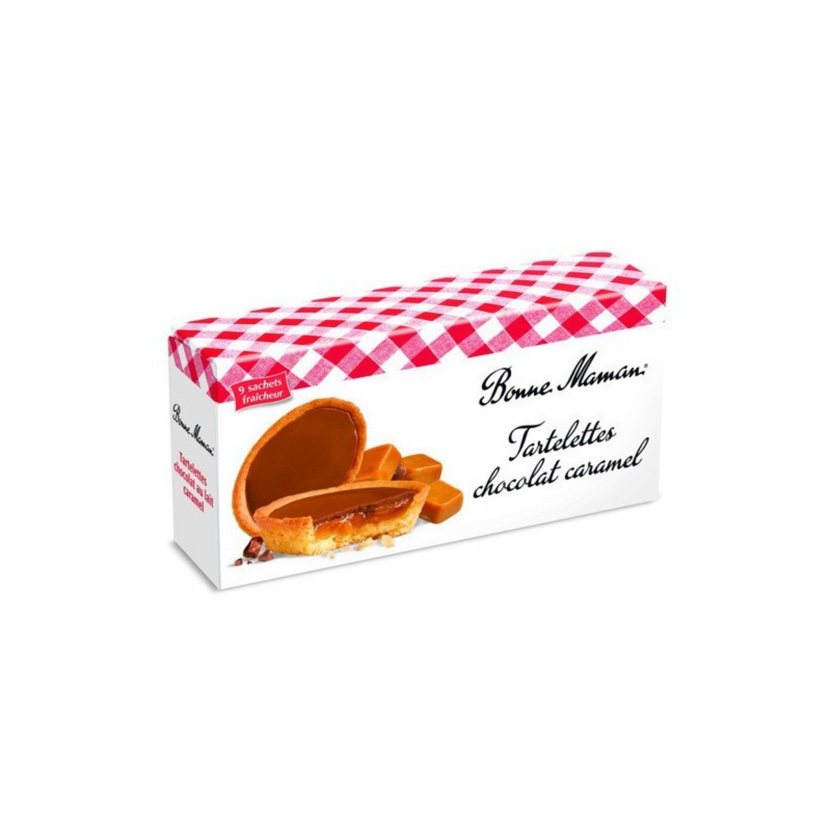 BONNE MAMAN Tartelettes au Chocolat au Lait et Caramel 135g -E92