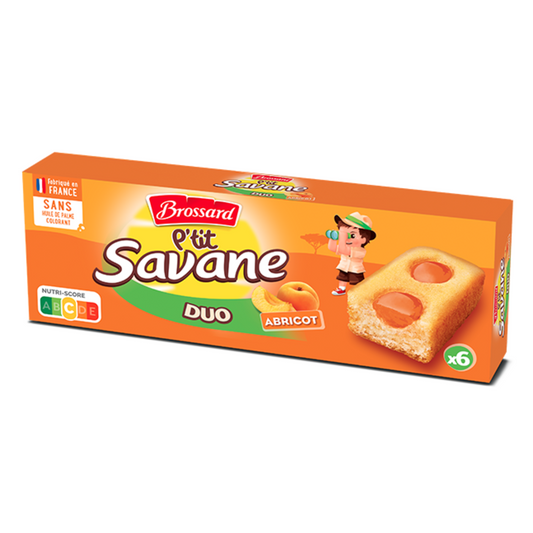 Brossard P’tit Savanne Duo Apricot X6 150g