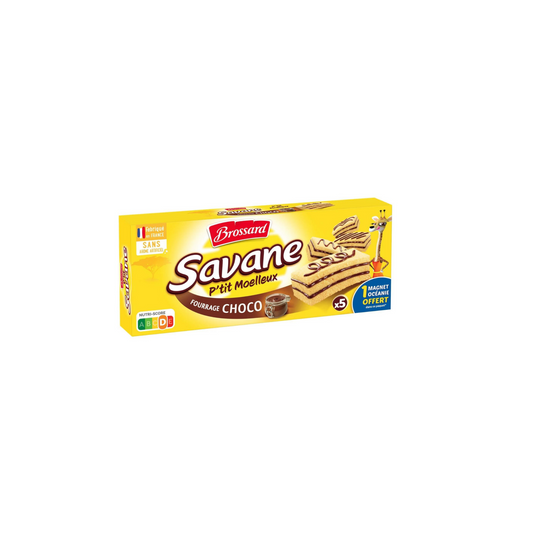 BROSSARD Savane p’tit moelleux choco x5 135g -A44