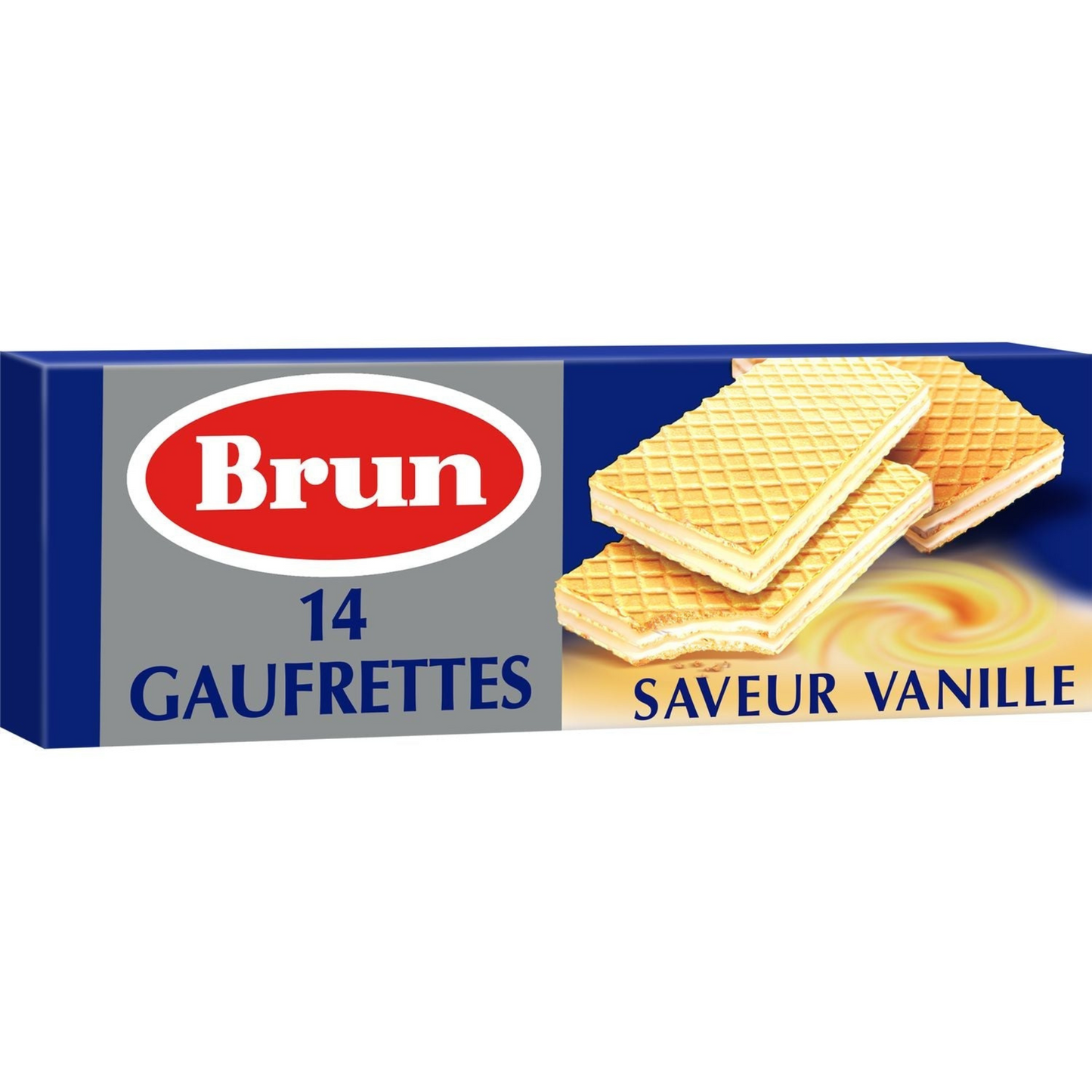 BRUN Biscuits gaufrettes fourrées à la vanille 146g -A102
