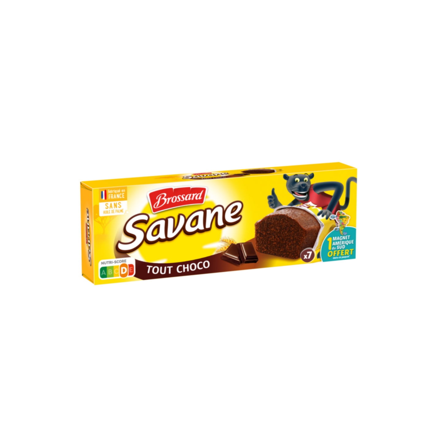 BROSSARD Savane pocket x7 Tout Chocolat 210g (Origine France) -A53