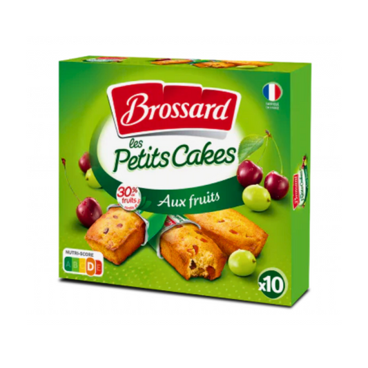 BROSSARD mini cakes aux fruis, 10 cakes 300g -A61