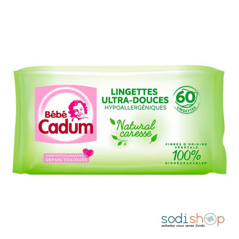 Cadum Bébé Natural Caress 2x60 -J52