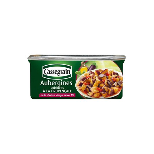 CASSEGRAIN Aubergines Confites cuisinées à la provençale 185G 1/4 185g -I61