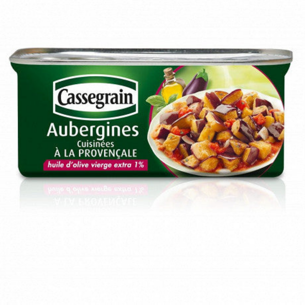 CASSEGRAIN Candied Eggplants cooked Provencal style 185G 1/4 185g -I52