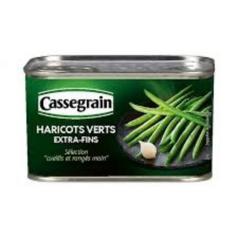 Cassegrain green beans 1/2 220g -i62