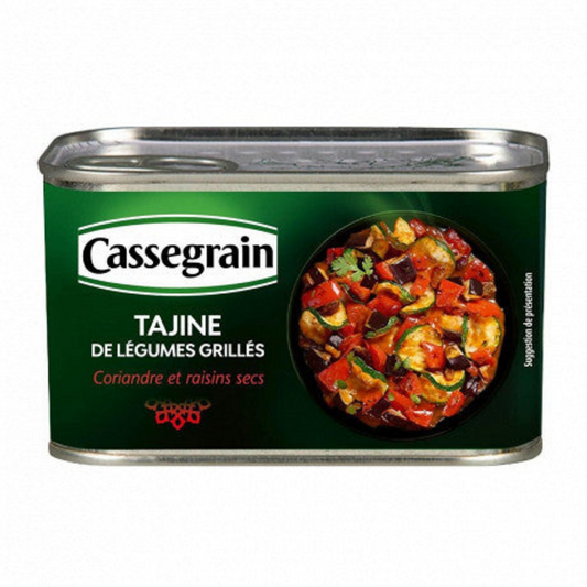 CASSEGRAIN Tajine de légumes grillés, coriandre et raisins secs 375g — Épicerie française Montréal | Euro-Market