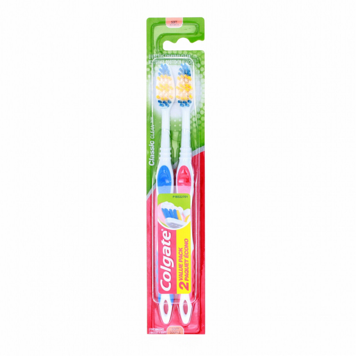 COLGATE Brosses à dents souples x2 -J63