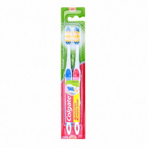 COLGATE Brosses à dents souples x2 -J63