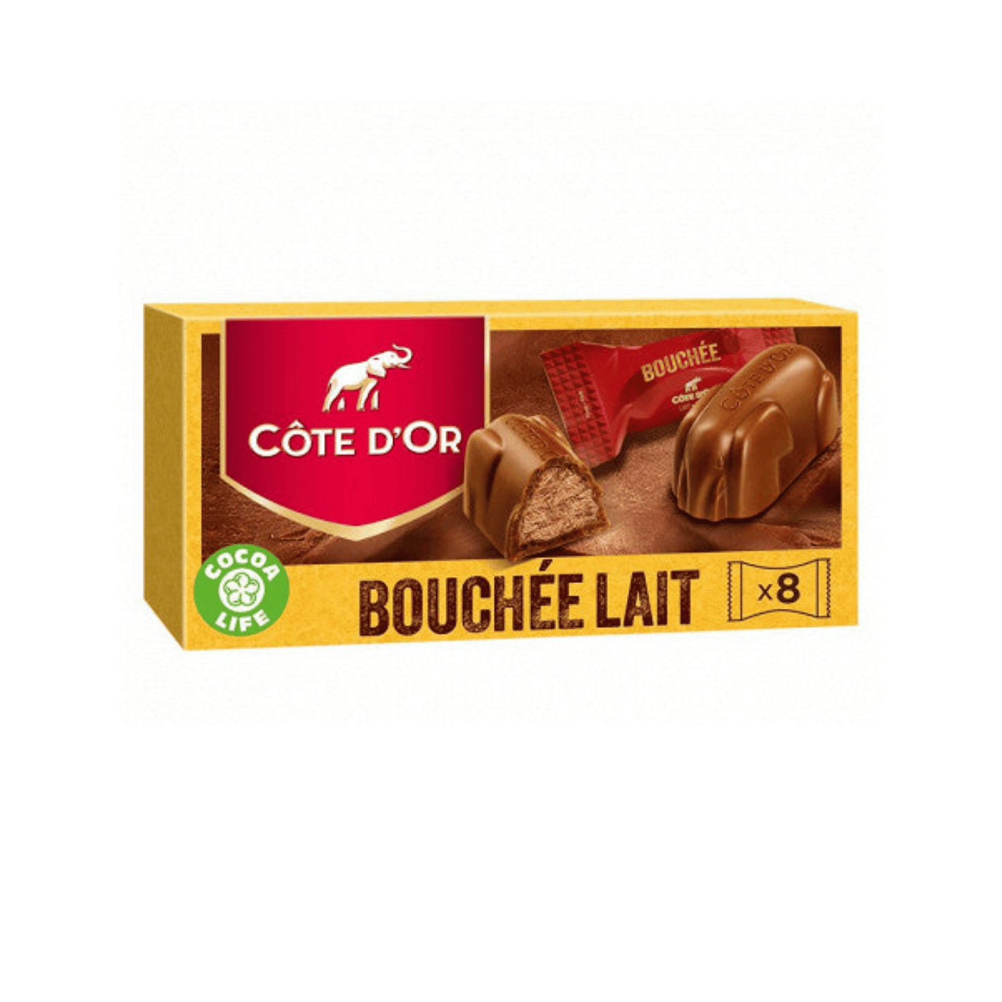 COTE D'OR Bouchées au Lait -8x25g -B84