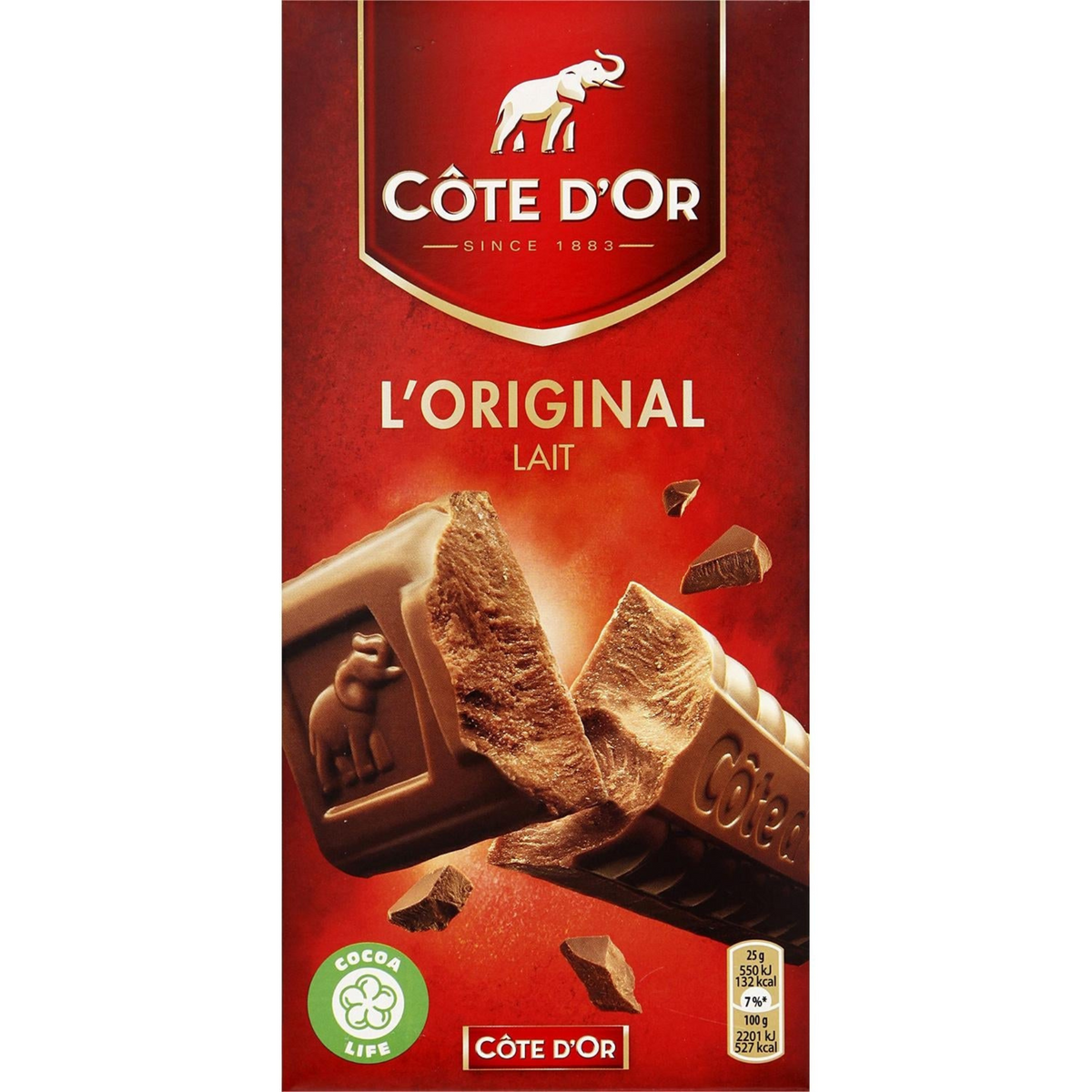 COTE D'OR Chocolat au Lait Extra Fin 200g  -B73